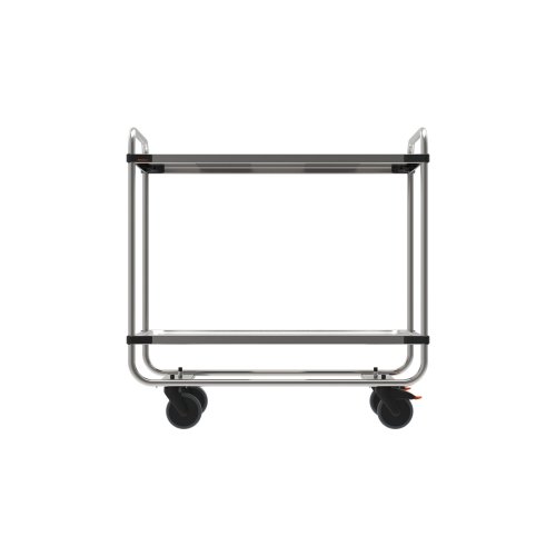 Rieber Servierwagen 1050 - stabiler Edelstahlwagen für den Transport in der Gastronomie
