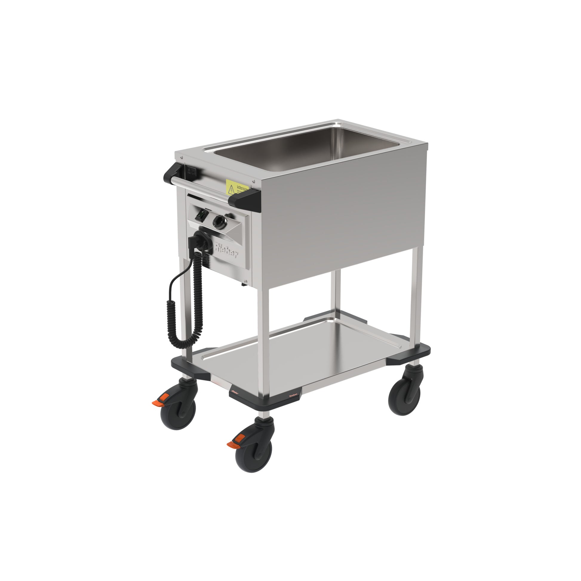Rieber ZUB 1-Wanne - Edelstahl Warmhaltewagen für Gastronomie