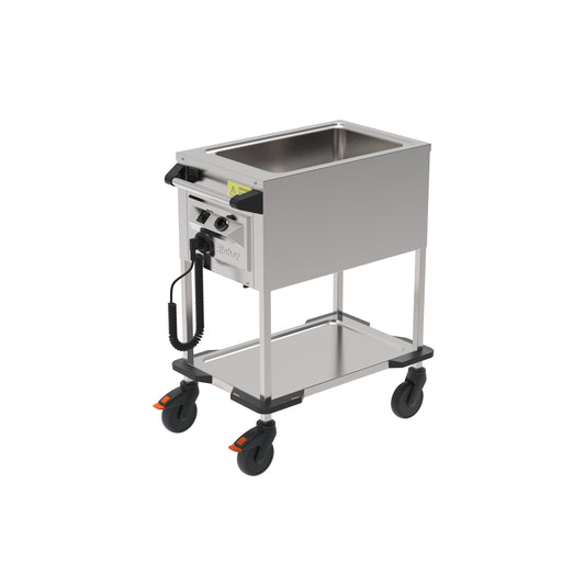 Rieber ZUB 1-Wanne - Edelstahl Warmhaltewagen für Gastronomie