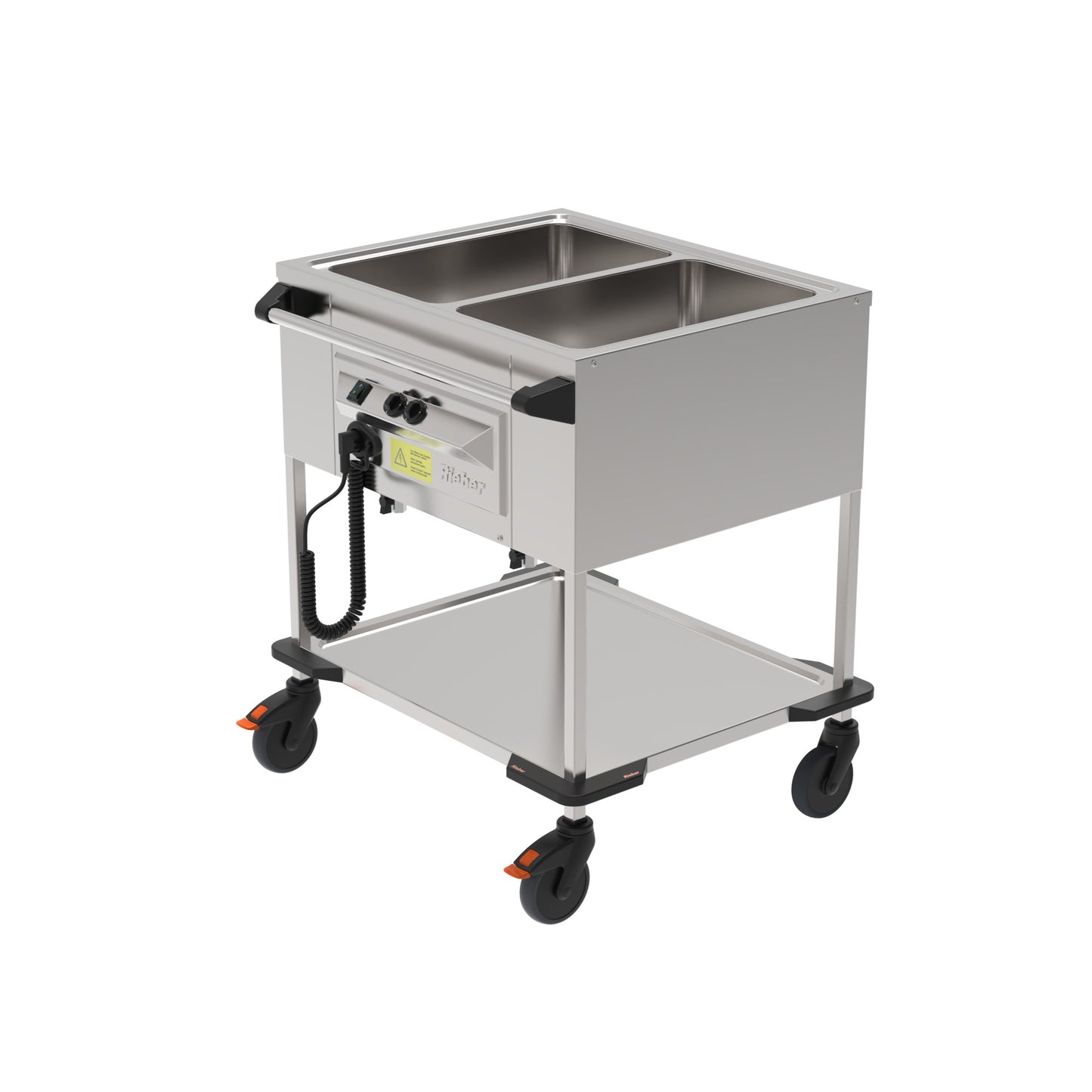Rieber ZUB 2-Wannen Warmhaltewagen für die Gastronomie