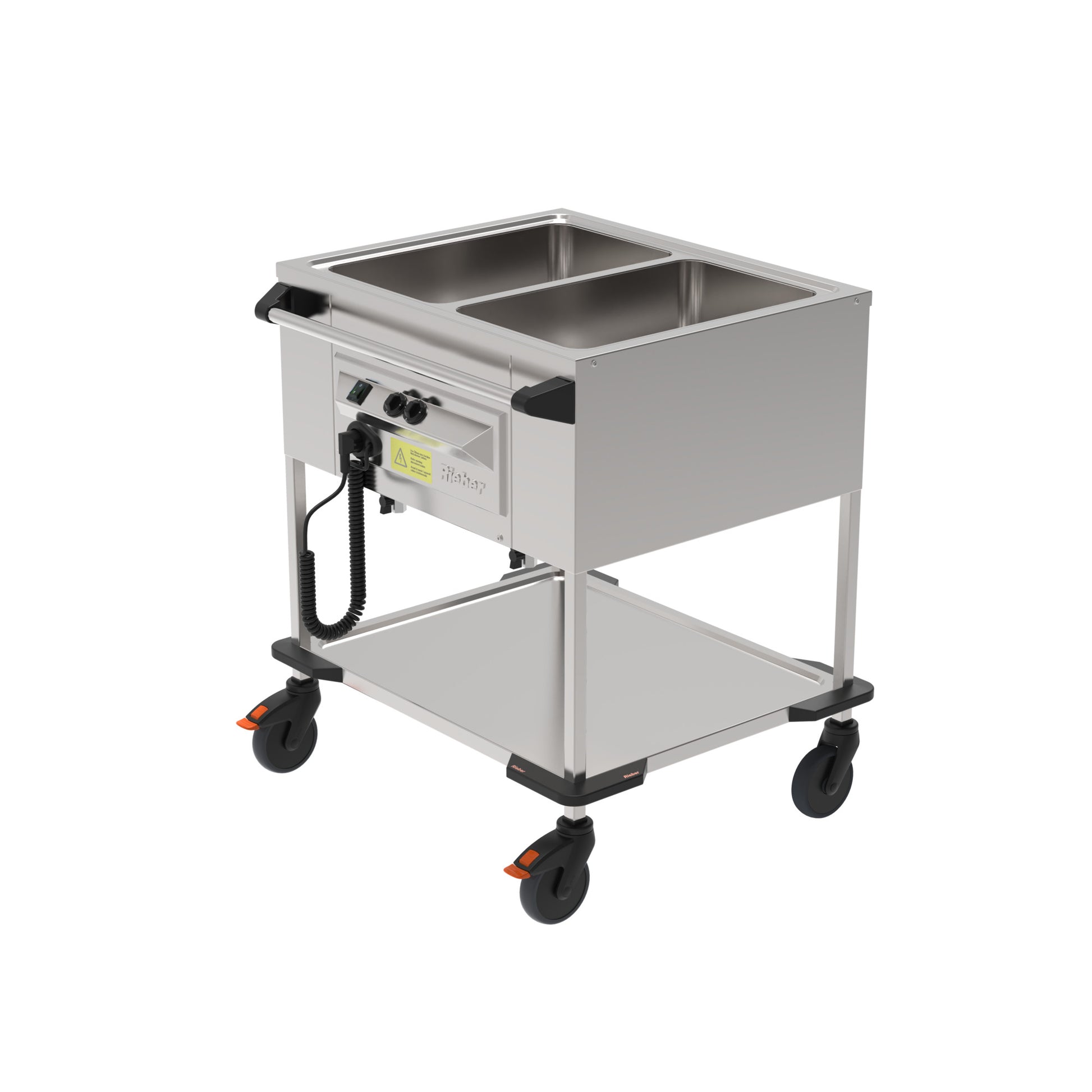 Rieber ZUB 2-Wannen Warmhaltewagen für die Gastronomie