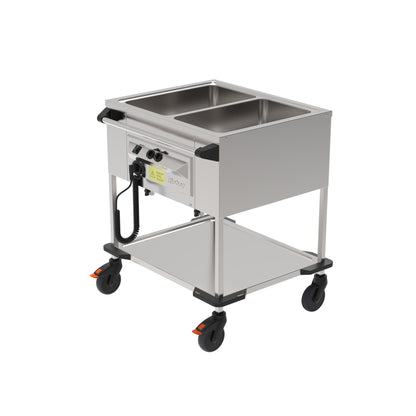 Rieber ZUB 2-Wannen Warmhaltewagen für die Gastronomie