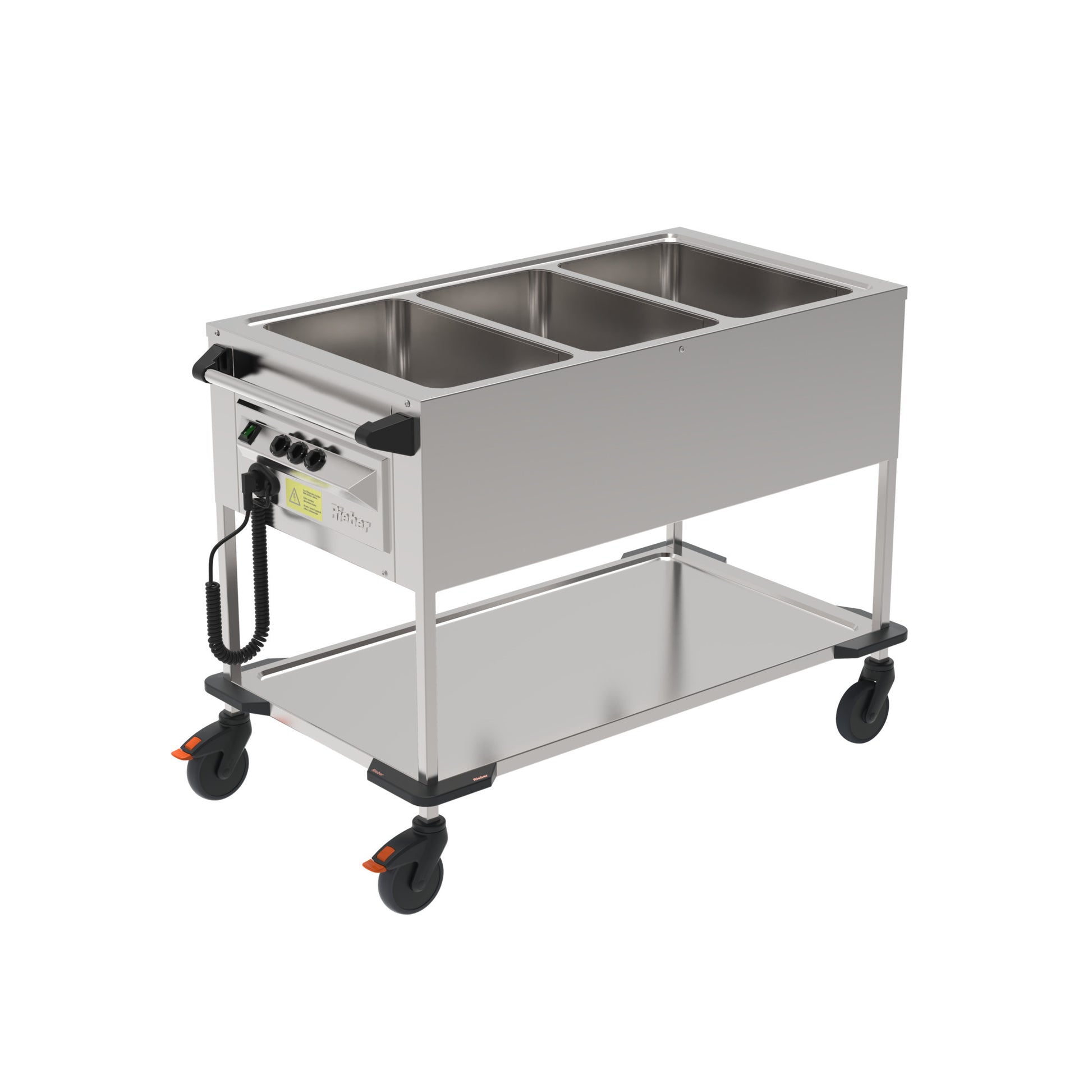 Rieber ZUB 3-Wannen - Zubringerwagen für GN-Systeme