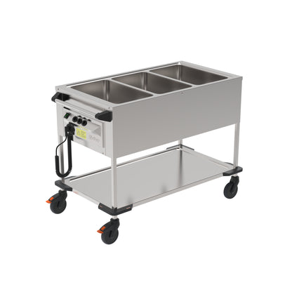 Rieber ZUB 3-Wannen - Zubringerwagen für GN-Systeme