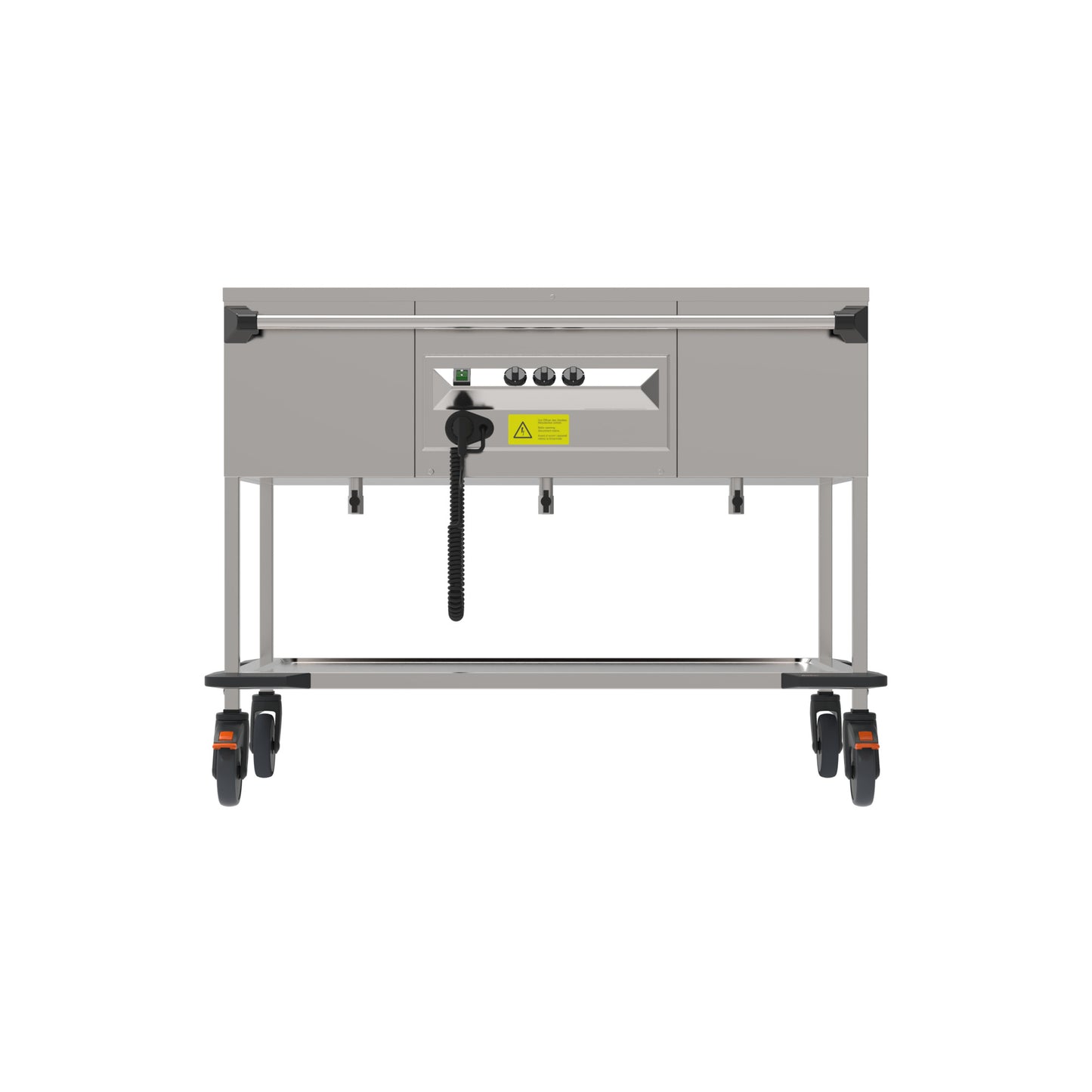 Rieber ZUB 3-Wannen Edelstahlwagen für Warmhaltefunktion im Gastronomiebereich