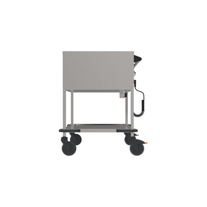 Rieber ZUB 3-Wannen Edelstahlwagen für Warmhaltefunktion im Gastronomiebereich