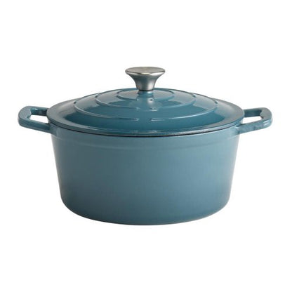 APS Kochtopf mit Deckel -5 STARS- aus Gusseisen für professionelle Kochanwendungen