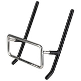 APS Deckelhalter, 2er Set , 10,5 x 8,5 cm, H: 3,5 cm , Edelstahl, PVC, schwarz