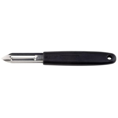 APS Sparschäler -TOOLTIME- mit ergonomischem Griff und zwei Klingen für präzises Schälen.