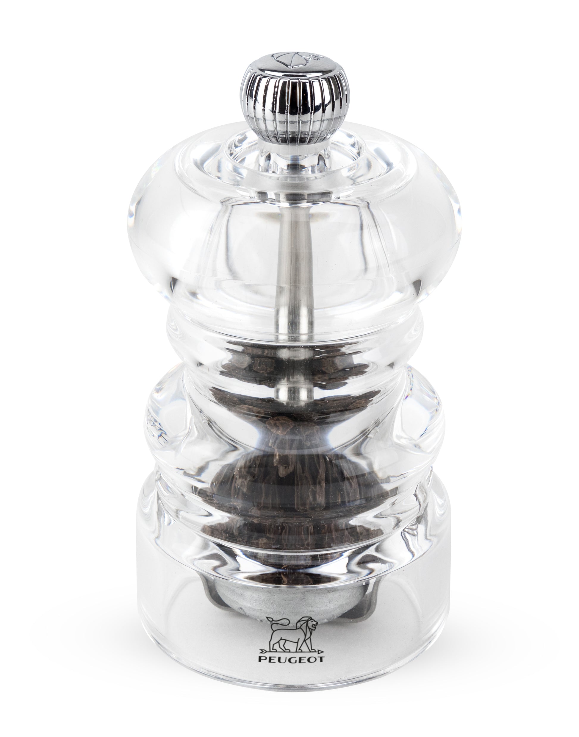 PEUGEOT NANCY Pfeffermühle Acryl 9 cm für frischen Pfeffer am Tisch