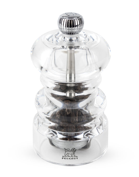 PEUGEOT NANCY Pfeffermühle Acryl 9 cm für frischen Pfeffer am Tisch
