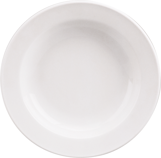 BHS tabletop AG Teller tief rund Fahne 23cm aus Porzellan für ansprechende Speisenpräsentation.