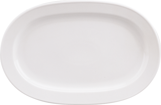 BHS tabletop AG Platte oval Fahne 29x20cm für die elegante Präsentation von Speisen