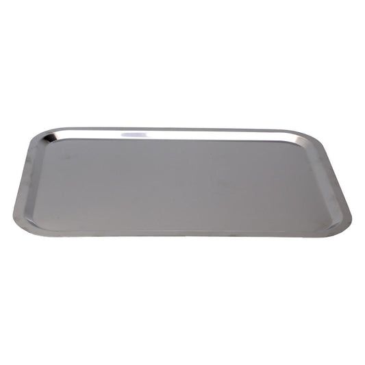 APS Tablett aus Edelstahl, geeignet für Gastronomie, 39,5 x 28,5 cm