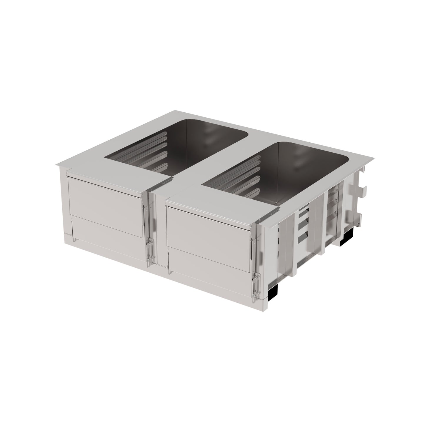Rieber varithek® EST 2x1/1 Aufnahmerträger für GN 1/1 Module in der Gastronomie