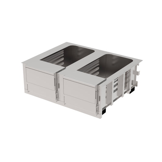 Rieber varithek® EST 2x1/1 Aufnahmerträger für GN 1/1 Module in der Gastronomie