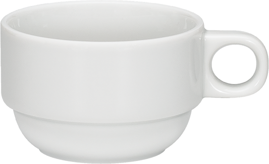 BHS tabletop AG Obertasse stapelbar 0.18l aus Porzellan für Gastronomie