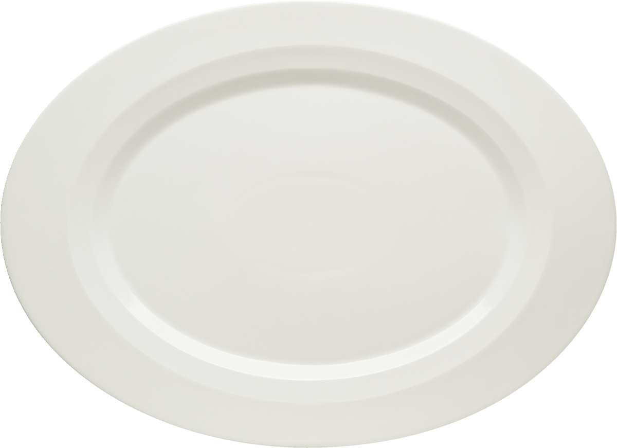 BHS tabletop AG ovale Platte Fahne 23x17cm für elegante Speisenpräsentation