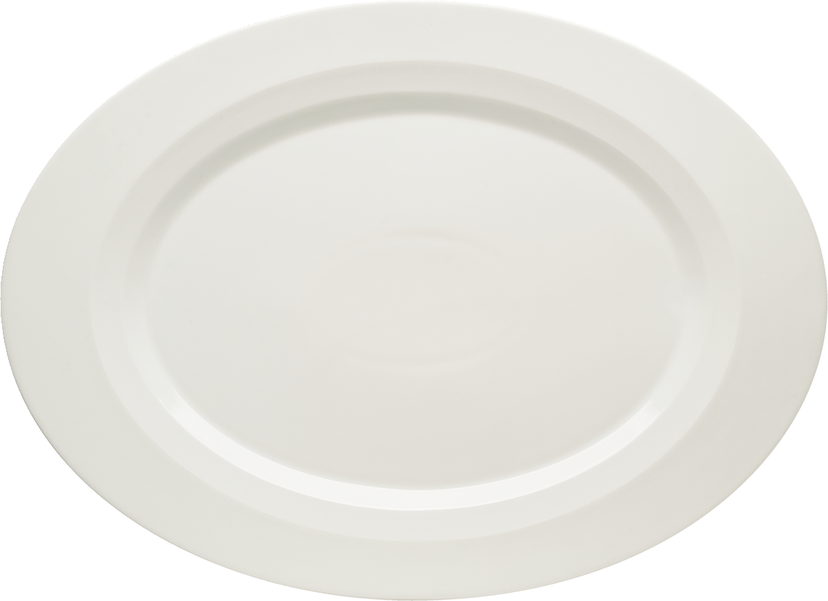 BHS tabletop AG Platte oval Fahne 38x28cm für die elegante Speisenpräsentation