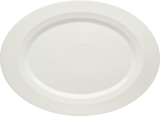 BHS tabletop AG Platte oval Fahne 38x28cm für die elegante Speisenpräsentation