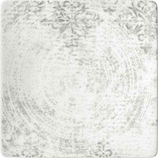 BHS tabletop AG halbtiefer quadratischer Teller aus Porzellan für Gastronomie