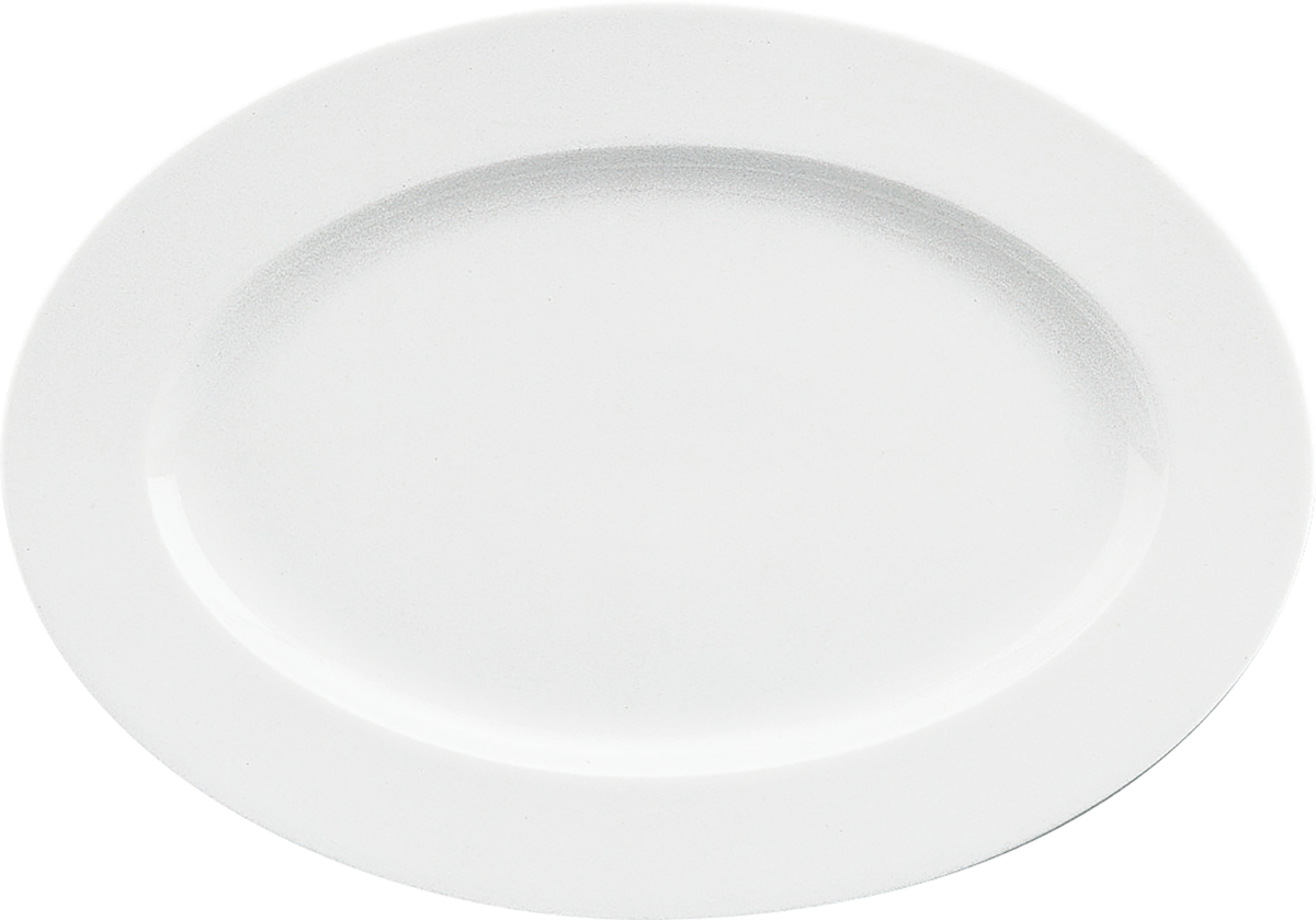 BHS tabletop AG Platte oval Fahne 29x20cm für elegante Speisenpräsentation.