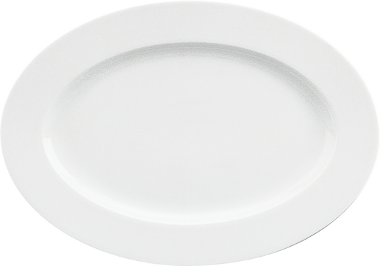 BHS tabletop AG Platte oval Fahne 29x20cm für elegante Speisenpräsentation.