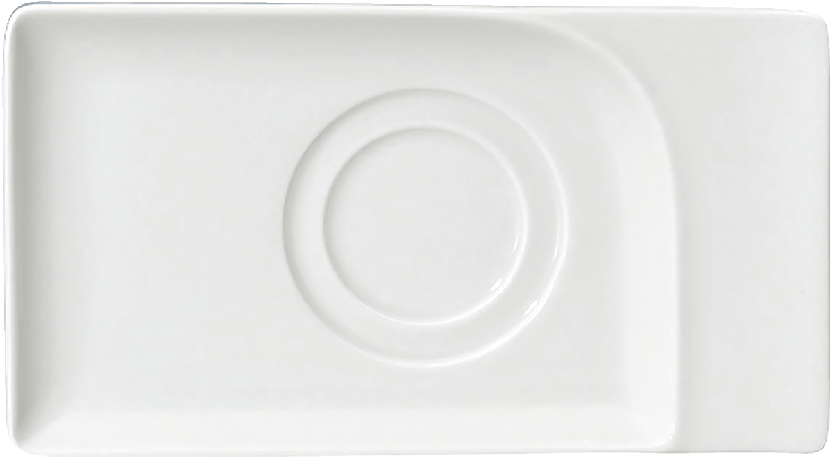 BHS tabletop AG Setplatte Doppelspiegel 20x11cm für elegante Speisenpräsentation