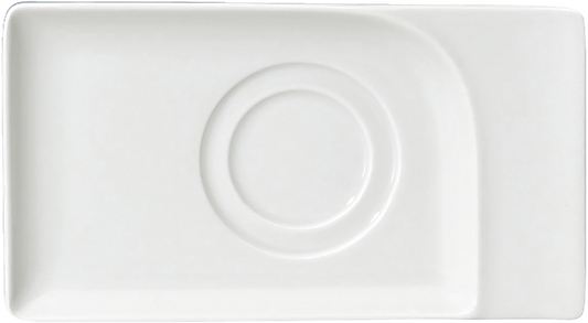 BHS tabletop AG Setplatte Doppelspiegel 20x11cm für elegante Speisenpräsentation