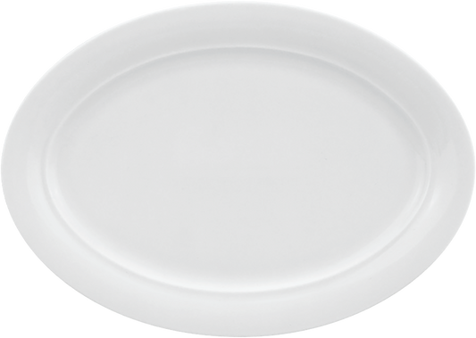 BHS tabletop AG Platte oval Fahne 26x18cm für die ansprechende Präsentation von Speisen