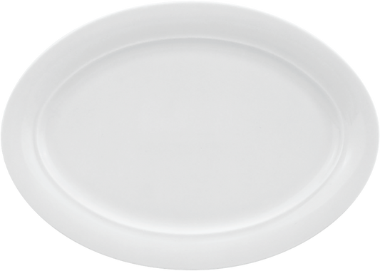 BHS tabletop AG Platte oval Fahne 29x21cm für die elegante Präsentation von Speisen.