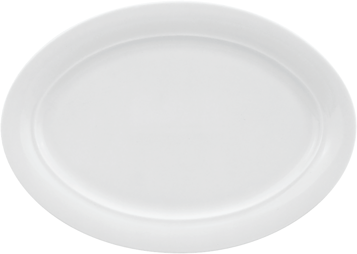 BHS tabletop AG Platte oval Fahne 32x23cm für elegante Speisenpräsentation
