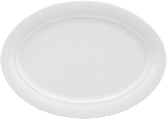 BHS tabletop AG Platte oval Fahne 32x23cm für elegante Speisenpräsentation