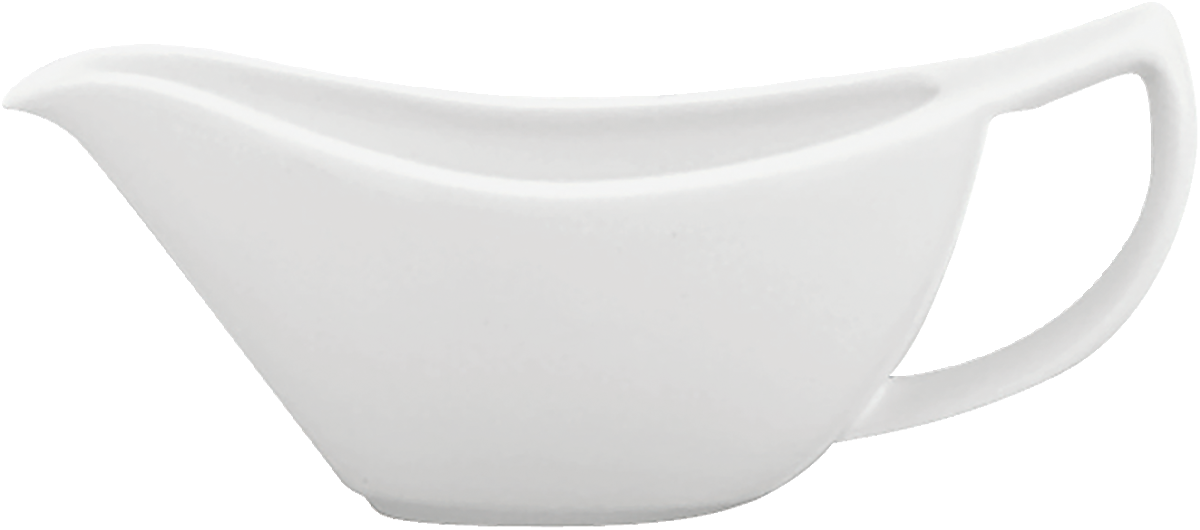 BHS tabletop AG Sauciere 0.10l aus Porzellan, ideal für Saucen im Gastronomieeinsatz.