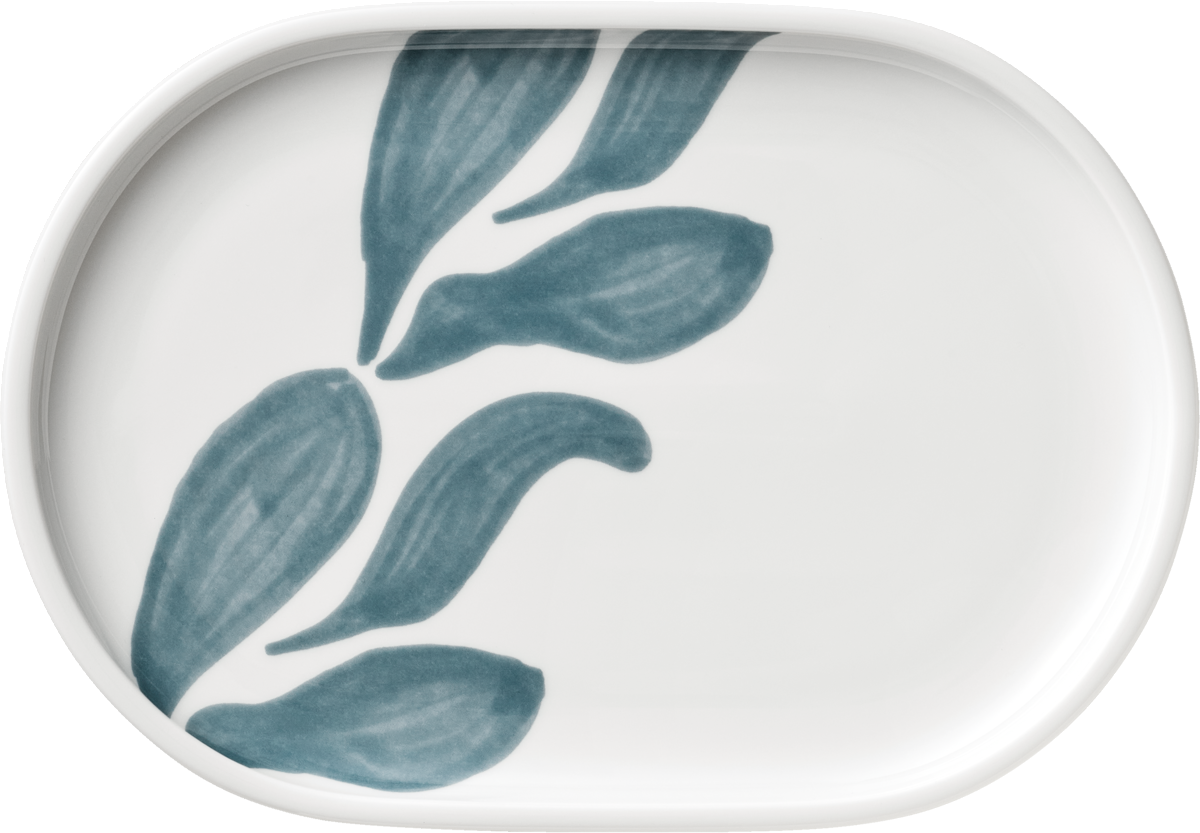 BHS tabletop AG ovale Coup-Platte 23x16cm für moderne Gastronomie und ansprechende Speisenpräsentation.