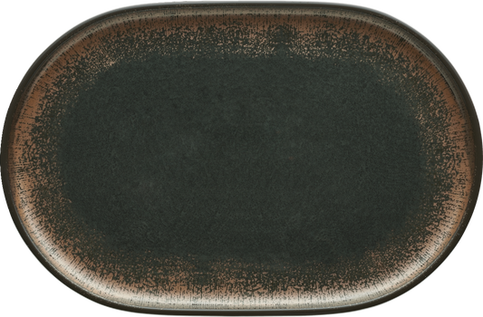 BHS tabletop AG ovale Coup-Platte 30x19cm aus Porzellan für Gastronomie