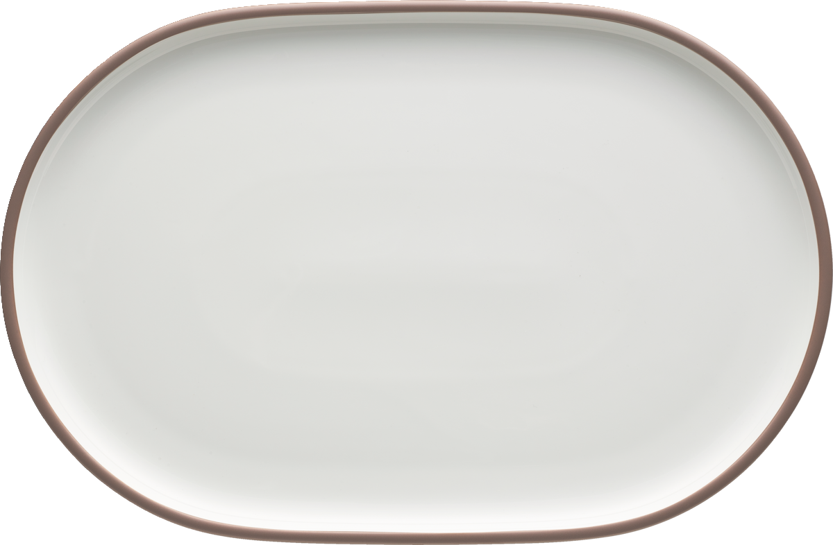BHS tabletop AG ovale Porzellanplatte für gastronomische Anwendungen
