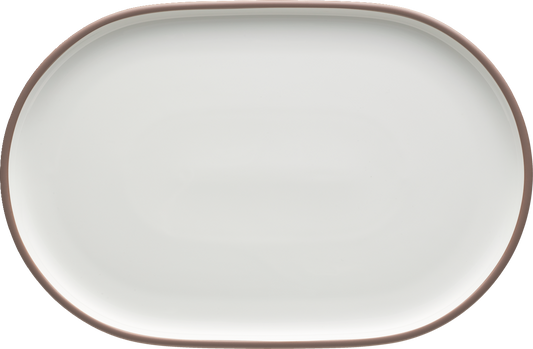 BHS tabletop AG ovale Porzellanplatte für gastronomische Anwendungen