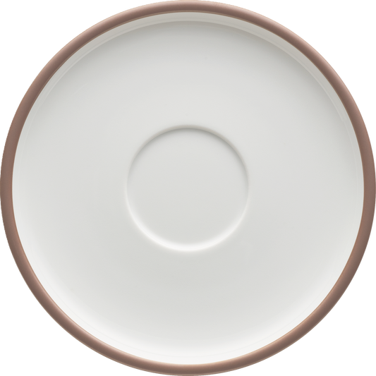 BHS Kombi-Untertasse rund 17cm aus Porzellan für Gastronomie