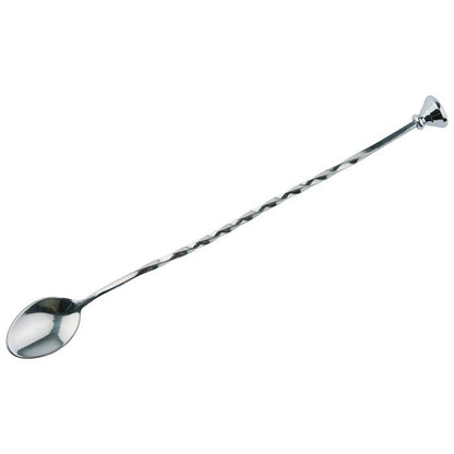APS Barlöffel aus Edelstahl, 27 cm, für das Mischen von Cocktails in Bars.