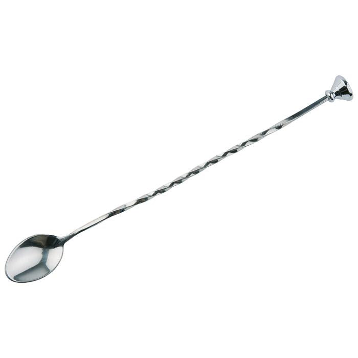 APS Barlöffel aus Edelstahl, 27 cm, für das Mischen von Cocktails in Bars.