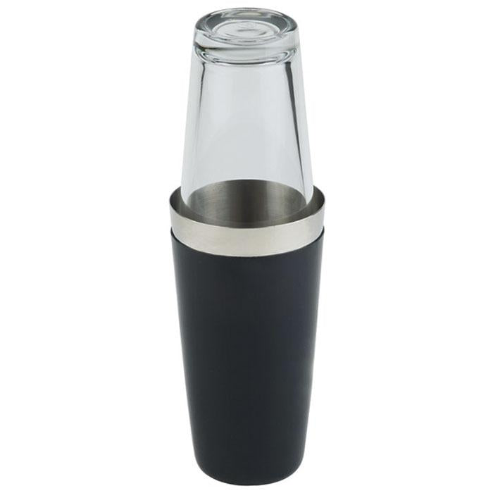 APS Boston Shaker, 2-teiliges Set für Cocktails, Edelstahl und Glas
