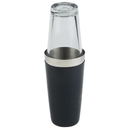APS Boston Shaker, 2-teiliges Set für Cocktails, Edelstahl und Glas