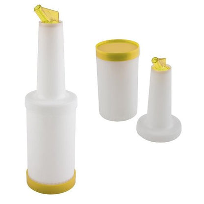 APS Dosier-/Vorratsflasche gelb für präzise Dosierung in der Gastronomie