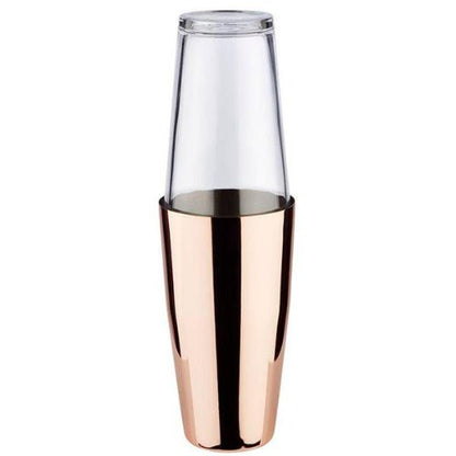APS Boston Shaker Set aus Edelstahl und Glas für Cocktailzubereitung