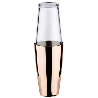 APS Boston Shaker Set aus Edelstahl und Glas für Cocktailzubereitung