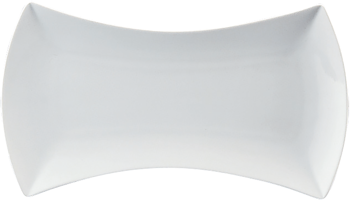BHS tabletop AG Platte eckig 45x25cm für elegante Speisenpräsentation