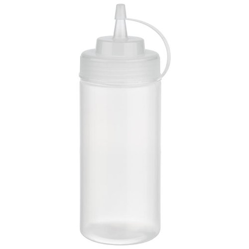 APS Quetschflasche, 6er Set, transparent, für präzises Dosieren in der Gastronomie