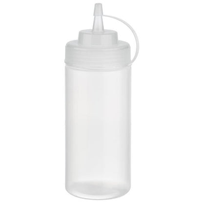 APS Quetschflasche, 6er Set, transparent, für präzises Dosieren in der Gastronomie