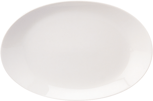 BHS tabletop AG Platte oval coup 26x17cm für kreative Speisenpräsentation.